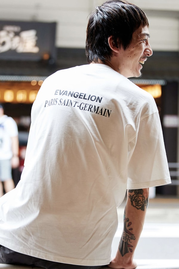 'Evangelion' x Paris Saint Germain Apparel Collaboration Collection Lookbook Release Info