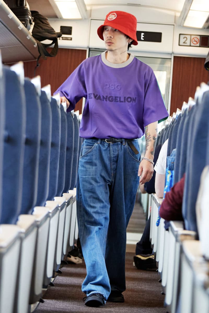 'Evangelion' x Paris Saint Germain Apparel Collaboration Collection Lookbook Release Info