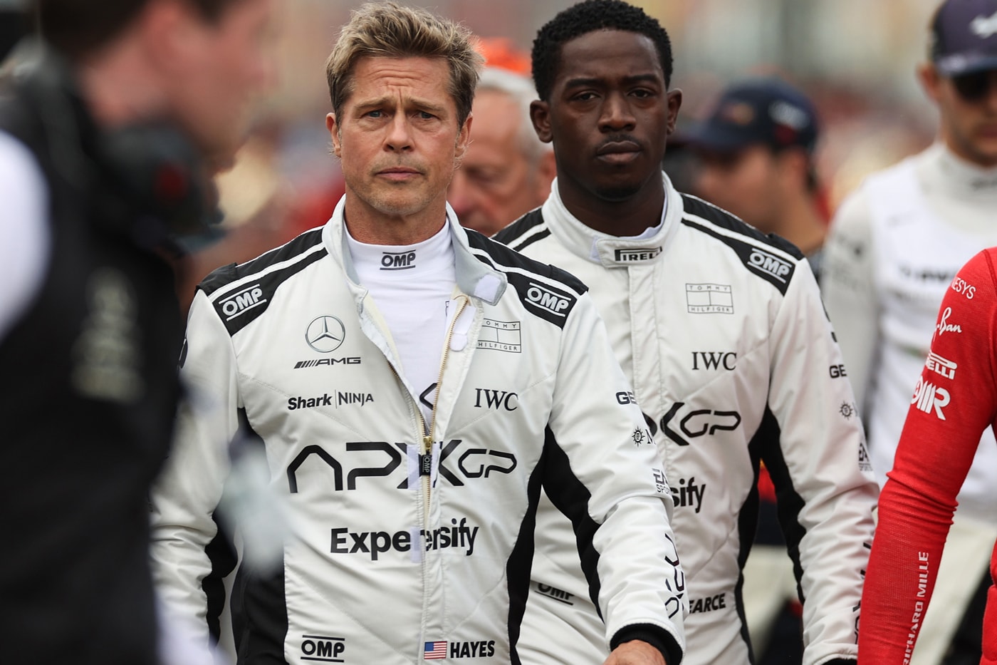 ‘F1® The Movie’ Main Trailer Release Info Warner Bros. Apple TV+ Brad Pitt Joshua Pearce Kerry Condon Hans Zimmer Lewis Hamilton Jerry Bruckheimer Joseph Kosinski Dede Gardner Jeremy Kleiner Chad Oman 
