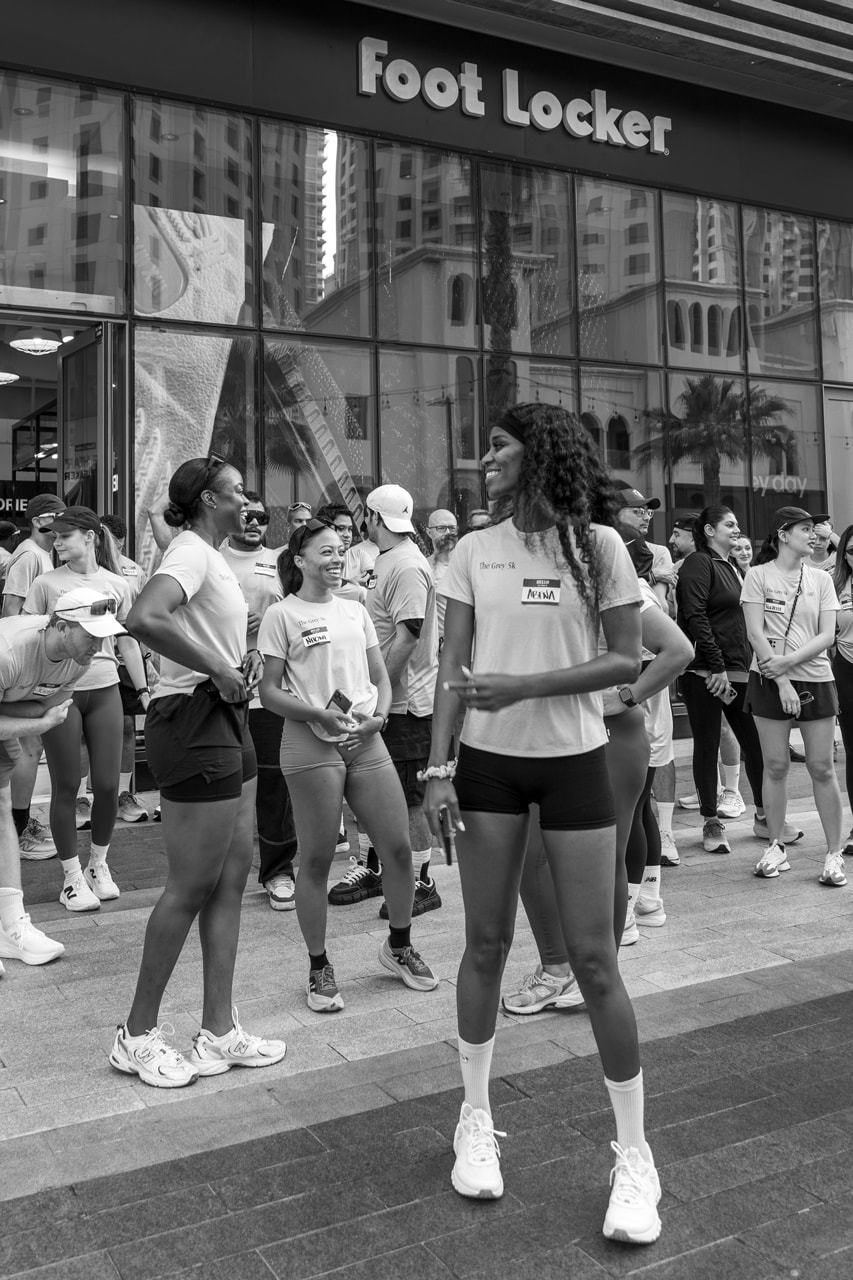 Foot locker new balance grey 5k grey days dubai jumeirah beach running community 1080v14 Fresh Foam Trainer Jumeirah Johns Run Club collection