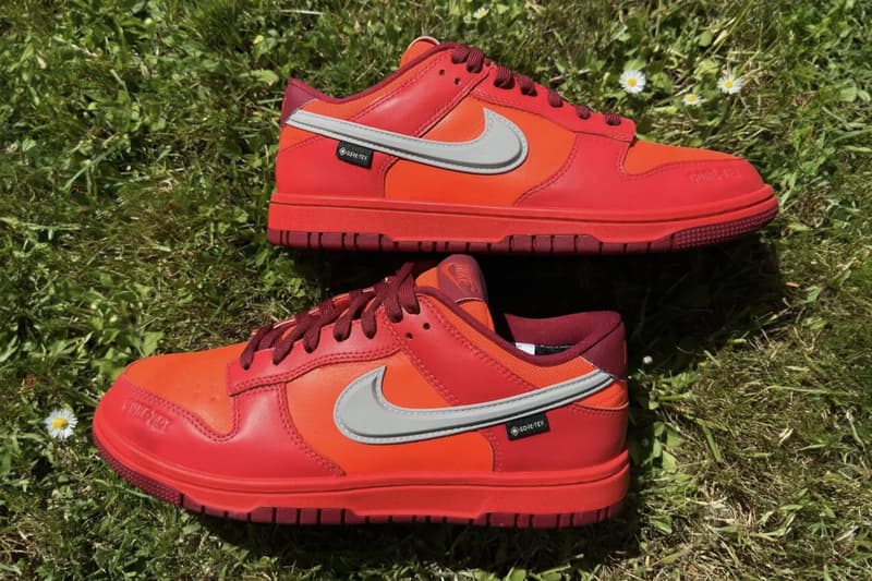 Nike Dunk Low Gore-Tex Surfaces in "Crimson" for Spring 2026 HQ2053-800 Light Crimson/Light Iron Ore-Total Crimson-Deep Red