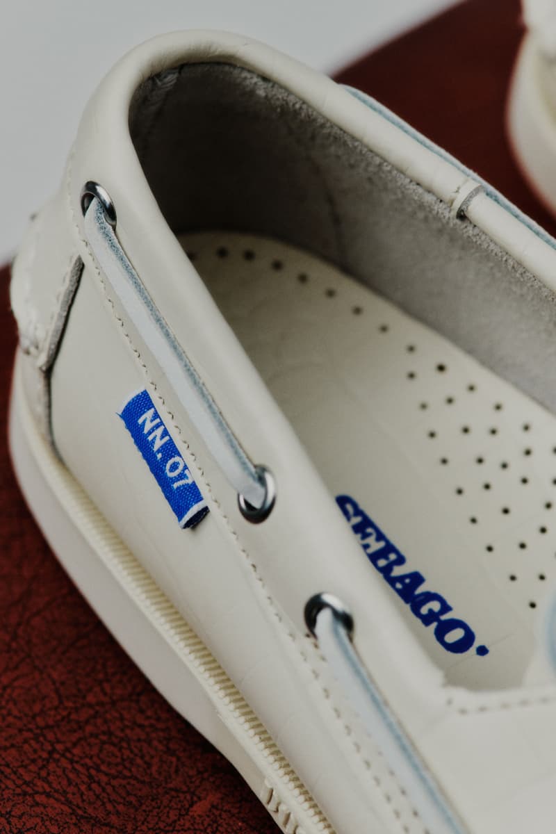 NN.07 x Sebago Docksides Portland Crocodile Release Info
