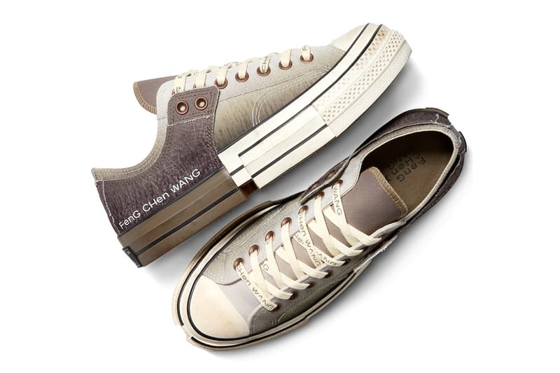 Converse x Feng Chen Wang 2-in-1 Chuck 70 "Brown/Egret/Black" Jian Ware ceramics relase Info