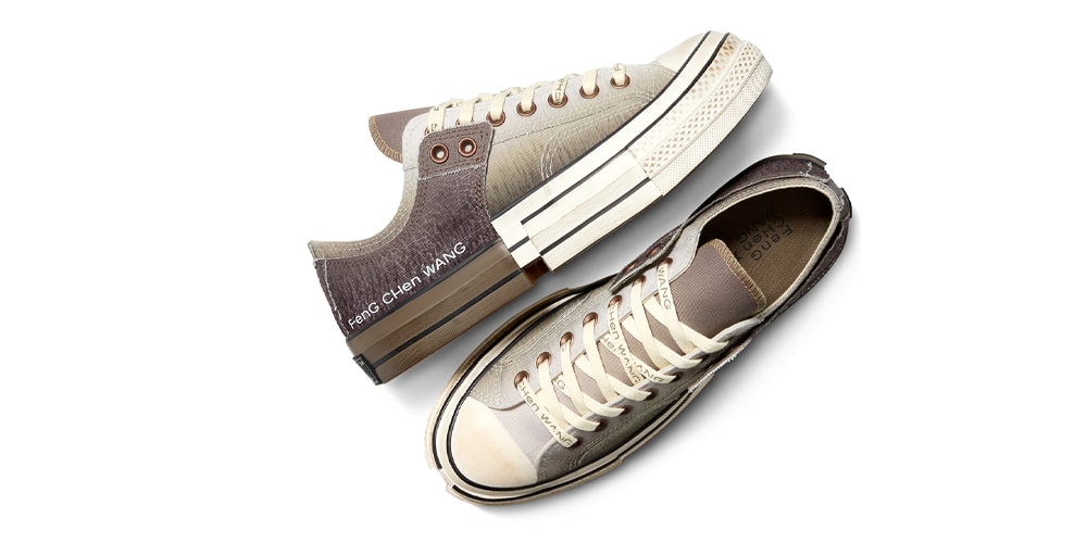 Official Look at the Converse x Feng Chen Wang 2-In-1 Chuck 70 “Brown/Egret/Black”
