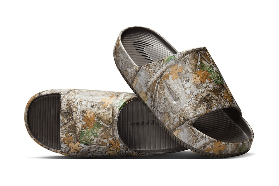 Nike Calm Slide RealTree Edge Camo Brown White Mens 11 M11 W12 FD4116-200 Nike Calm RealTree Men main image 4