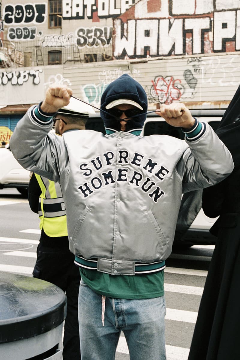 Supreme x Homerun Spring 2025 Collaboration new era new york city tokyo Varsity Jacket, Baseball Jersey, Hooded Sweatshirt, T-Shirt and New Era®