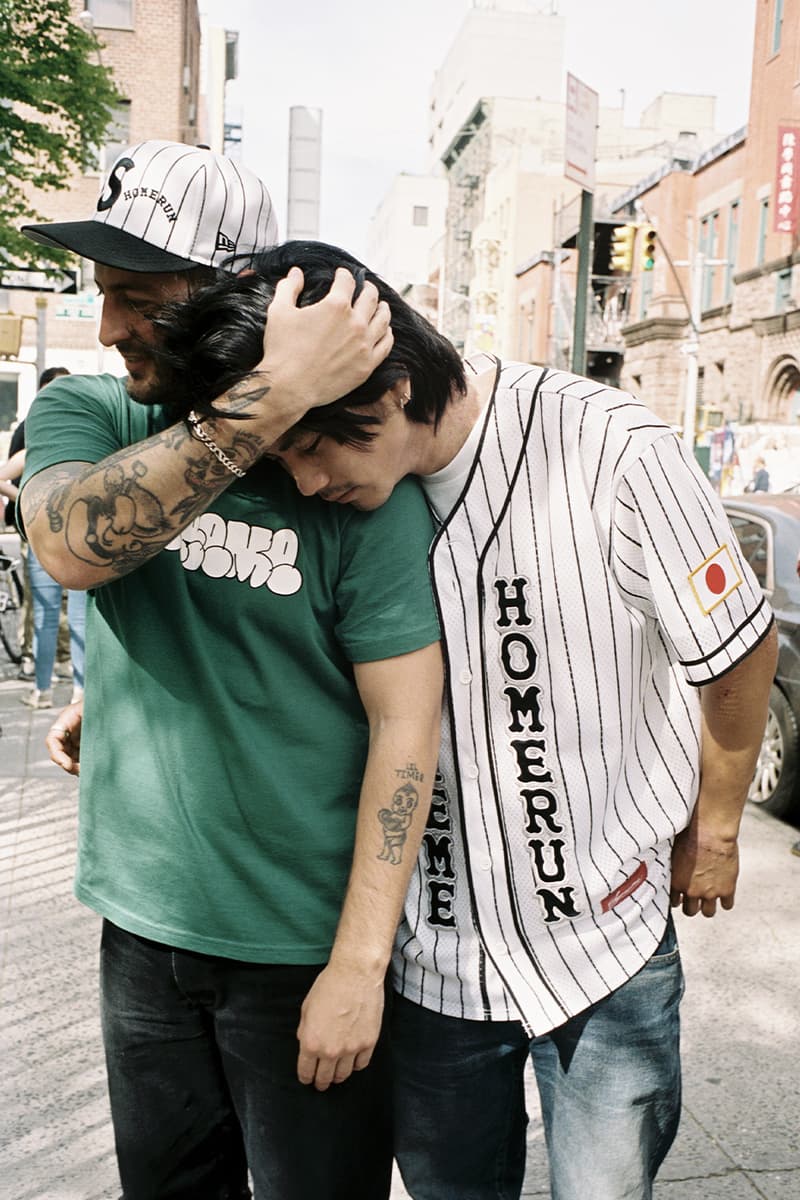 Supreme x Homerun Spring 2025 Collaboration new era new york city tokyo Varsity Jacket, Baseball Jersey, Hooded Sweatshirt, T-Shirt and New Era®