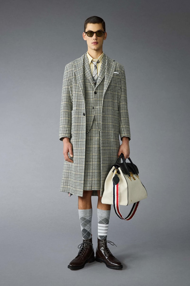 Thom Browne Pre-Fall 2025 Menswear Collection release info met gala Demi Moore, Zoe Saldana, Lorde, Janelle Monae, and Nicki Minaj, among