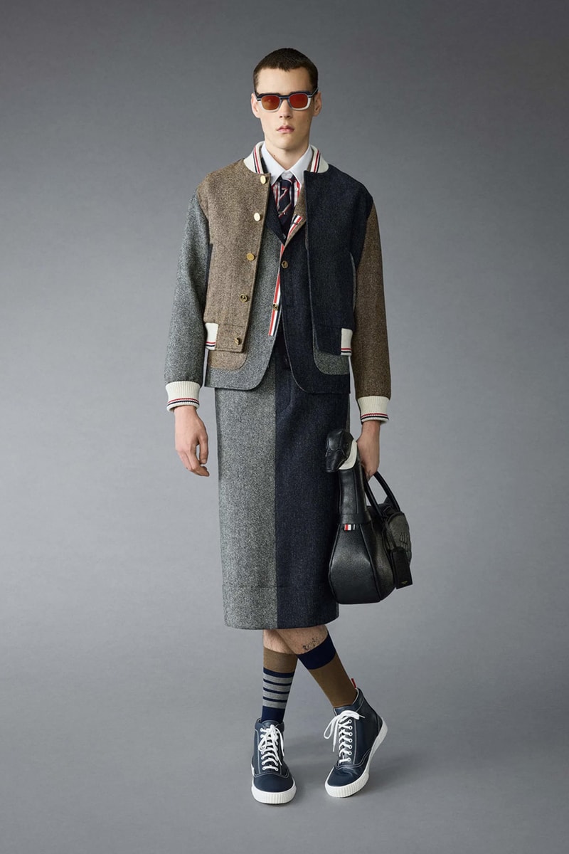 Thom Browne Pre-Fall 2025 Menswear Collection release info met gala Demi Moore, Zoe Saldana, Lorde, Janelle Monae, and Nicki Minaj, among