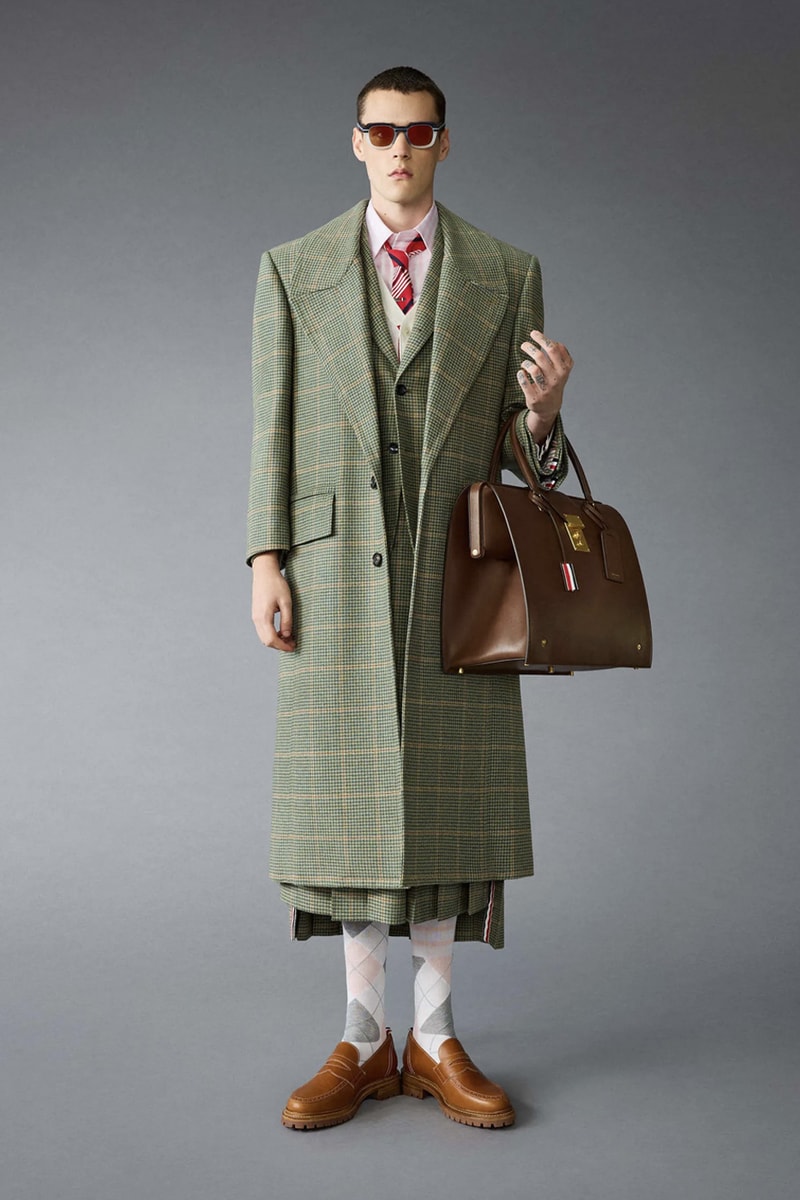 Thom Browne Pre-Fall 2025 Menswear Collection release info met gala Demi Moore, Zoe Saldana, Lorde, Janelle Monae, and Nicki Minaj, among