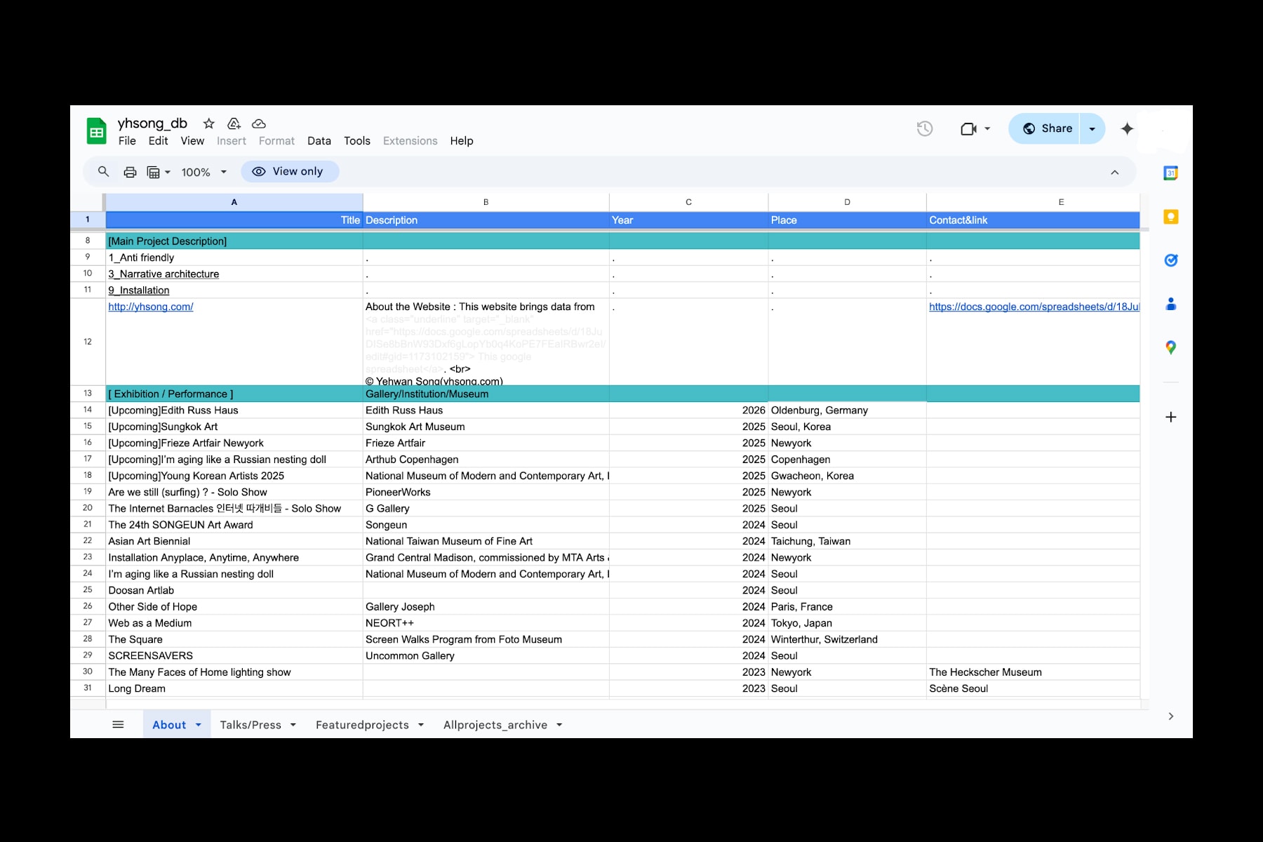 yehwan song barnacles frieze internet profile new york city kinetic installations videos artworks