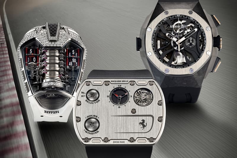 Bonhams Hong Kong Watches Racing Inspired Timepieces Auction Info Richard Mille UP-01 Ferrari 2024 limited edition Audemars Piguet Royal Oak Concept Laptimer Michael Schumacher