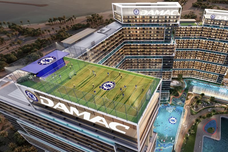 Chelsea FC Unveils Plans for Worlds First Football-Themed Residences in Dubai damac properties arabian gulf maritime city
