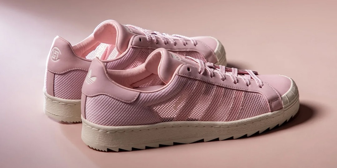 CLOT Presents Its adidas Superstar Breathe "Pink"