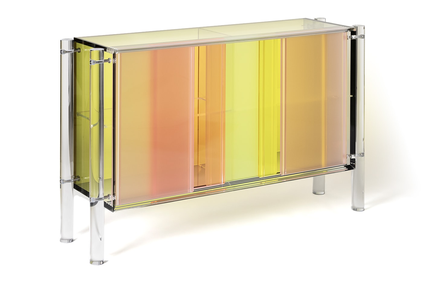 Draga & Aurel Cadre Sideboard Draga Obradovic Aurel K. Basedow furniture design lucite Bettina Bürkle info 
