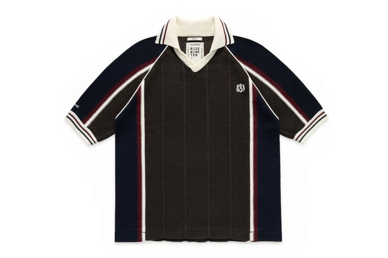 JJJJound and RICE NINE TEN Drop Collaborative Knitted Soccer Jersey collaboration