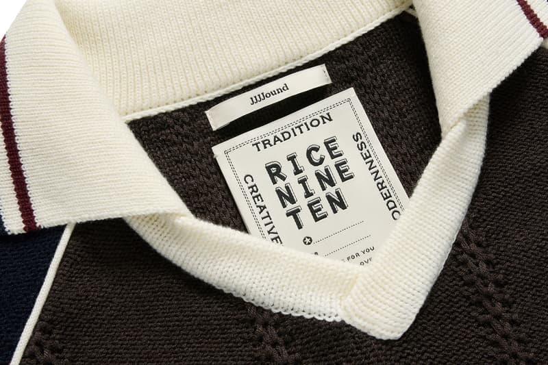 JJJJound and RICE NINE TEN Drop Collaborative Knitted Soccer Jersey collaboration