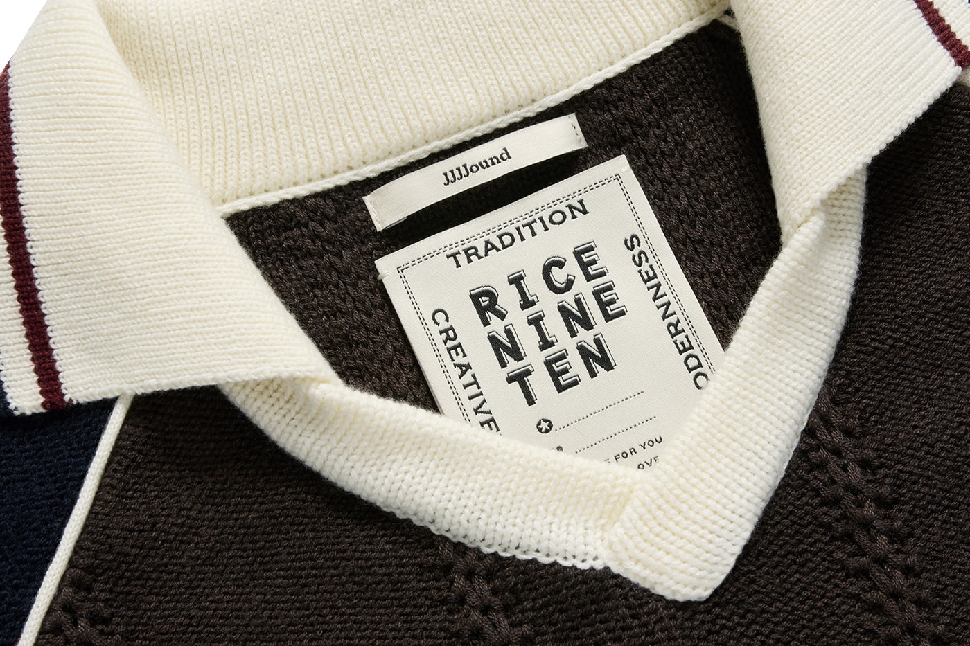 JJJJound and RICE NINE TEN Drop Collaborative Knitted Soccer Jersey collaboration