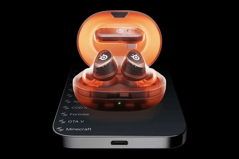 SteelSeries Launches Arctis GameBuds in Limited-Edition "Glorange" Colorway gaming headphones bluetooth xbox playstation 5 steam deck asus rog ally 