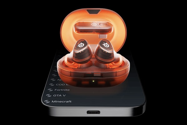 SteelSeries Launches Arctis GameBuds in Limited-Edition "Glorange" Colorway gaming headphones bluetooth xbox playstation 5 steam deck asus rog ally 
