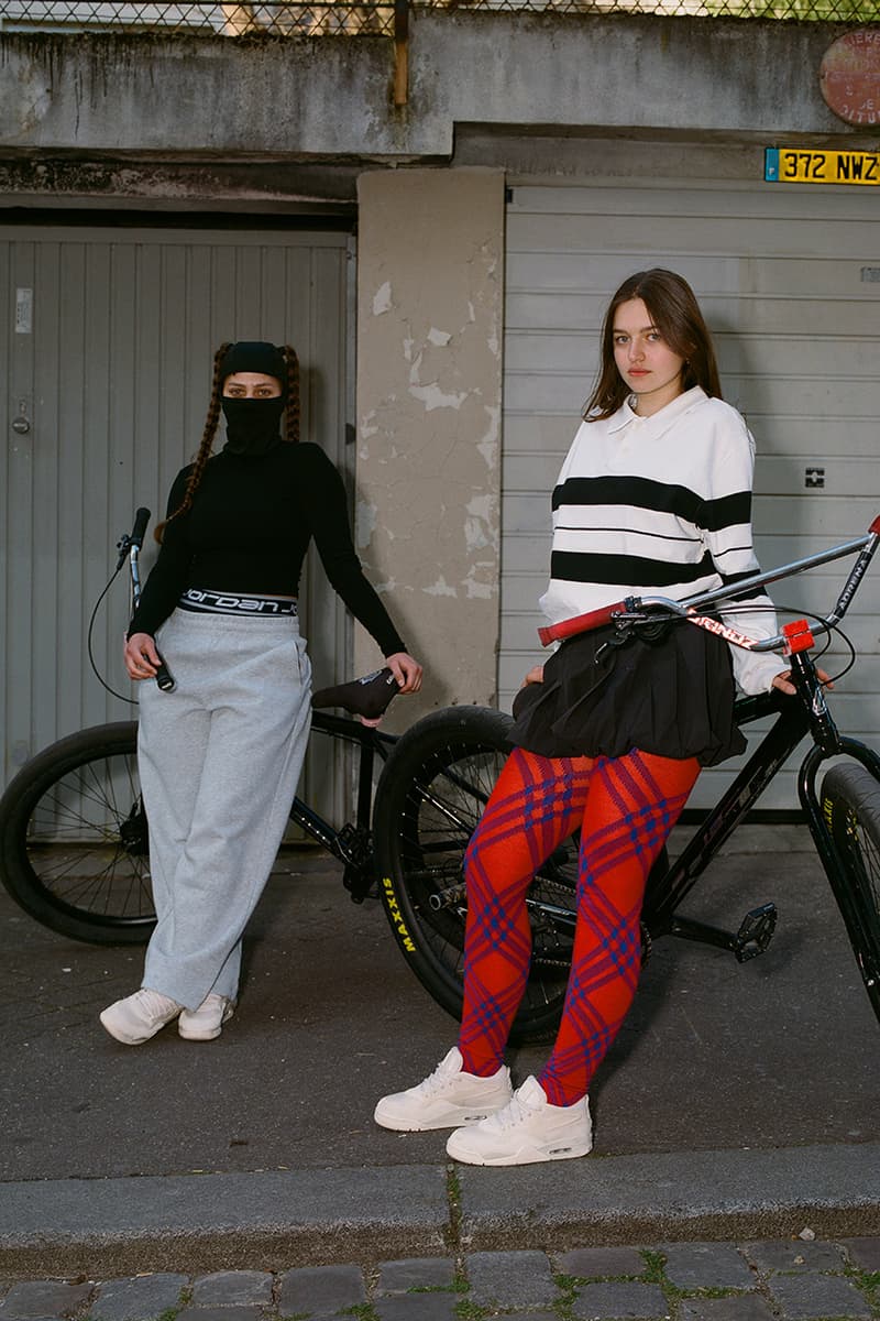 foot locker europe air jordan 4rm 4 rm light legend brown women womens exclusive colorway paris france bike bicycle campaign bike life community grassroots bike crew