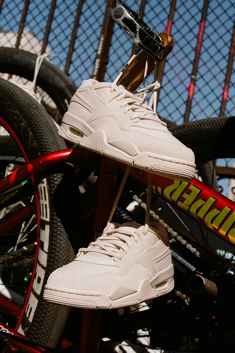 foot locker europe air jordan 4rm 4 rm light legend brown women womens exclusive colorway paris france bike bicycle campaign bike life community grassroots bike crew