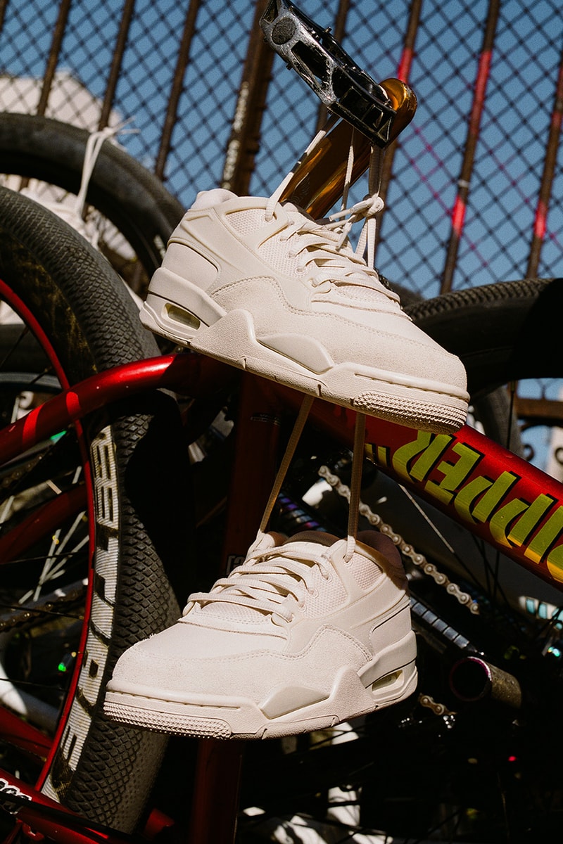 foot locker europe air jordan 4rm 4 rm light legend brown women womens exclusive colorway paris france bike bicycle campaign bike life community grassroots bike crew