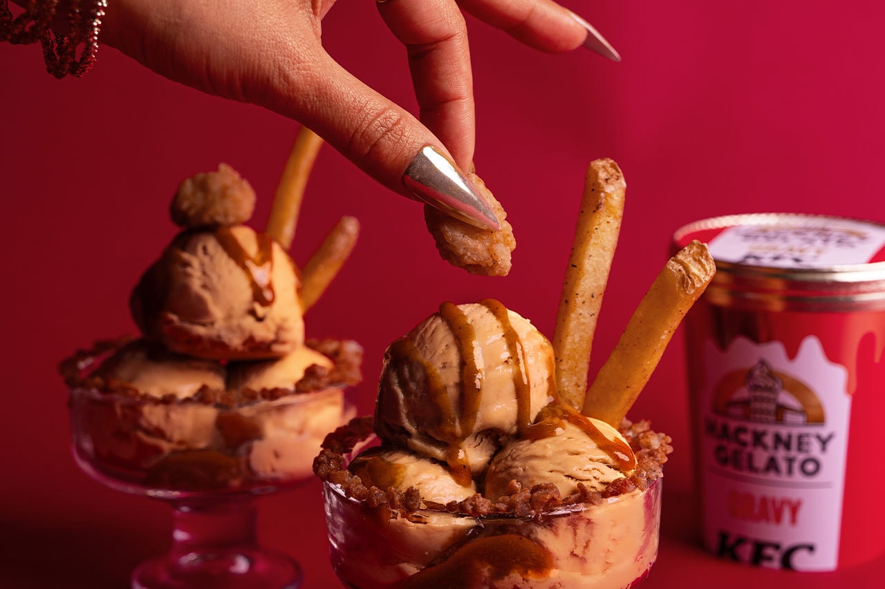 KFC x Hackney Gelato Gravy Gelato Release Info