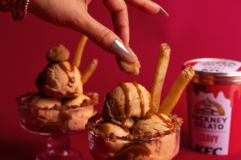KFC x Hackney Gelato Gravy Gelato Release Info