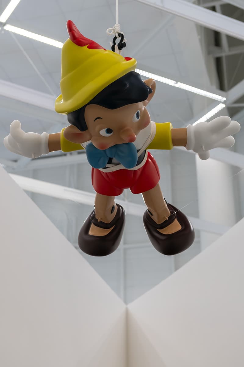 maurizio cattelan centre pompidou metz exhibition the endless sunday paintings artwork sculpture