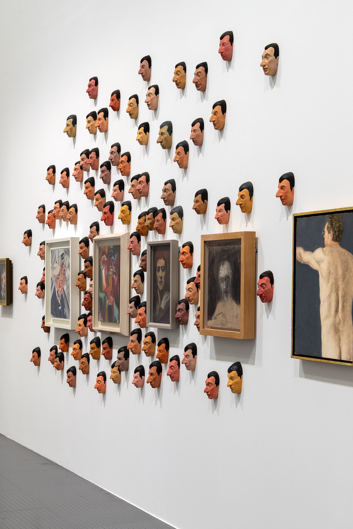 maurizio cattelan centre pompidou metz exhibition the endless sunday paintings artwork sculpture