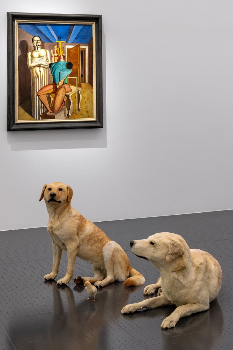 maurizio cattelan centre pompidou metz exhibition the endless sunday paintings artwork sculpture