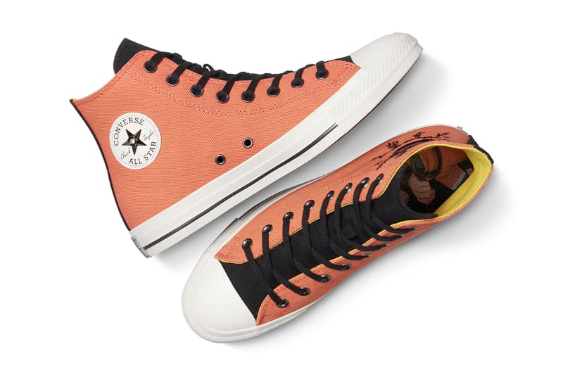 Naruto Shippuden x Converse Collaboration Chuck Taylor Pack “Naruto” “Uzumaki Sasuke” “Uchiha Gaara” A14836C A14837C A14838C "Kakashi" Converse Weapon Itachi Uchiha Release Info