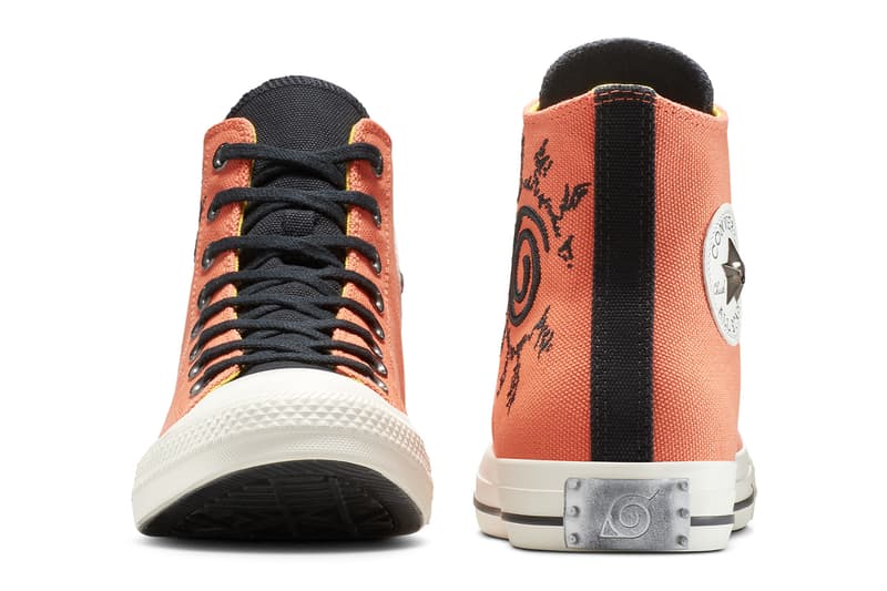 Naruto Shippuden x Converse Collaboration Chuck Taylor Pack “Naruto” “Uzumaki Sasuke” “Uchiha Gaara” A14836C A14837C A14838C "Kakashi" Converse Weapon Itachi Uchiha Release Info