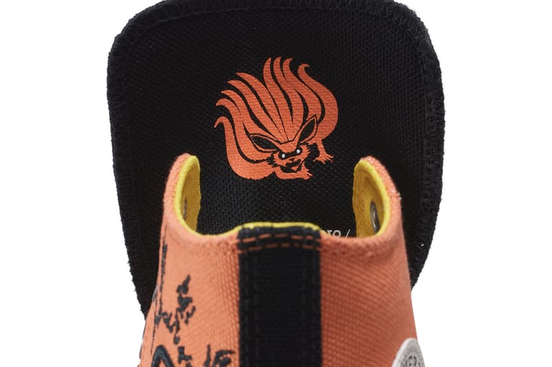 Naruto Shippuden x Converse Collaboration Chuck Taylor Pack “Naruto” “Uzumaki Sasuke” “Uchiha Gaara” A14836C A14837C A14838C "Kakashi" Converse Weapon Itachi Uchiha Release Info