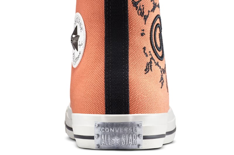 Naruto Shippuden x Converse Collaboration Chuck Taylor Pack “Naruto” “Uzumaki Sasuke” “Uchiha Gaara” A14836C A14837C A14838C "Kakashi" Converse Weapon Itachi Uchiha Release Info