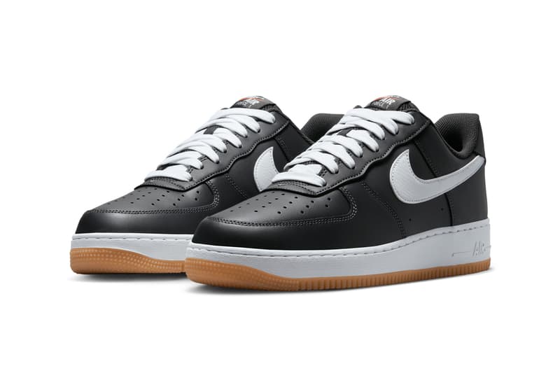 nike sportswear air force 1 low anthracite gum yellow safety orange white ii7630 001 official release date info photos price store list buying guide