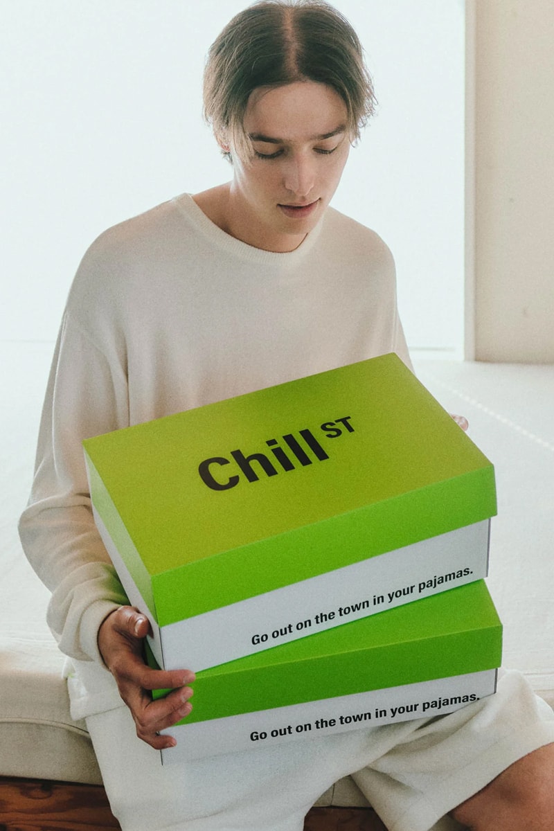ChillST brand launch unisex clothing collection debut pajamas streetwear Harajuku Laforet pop-up info