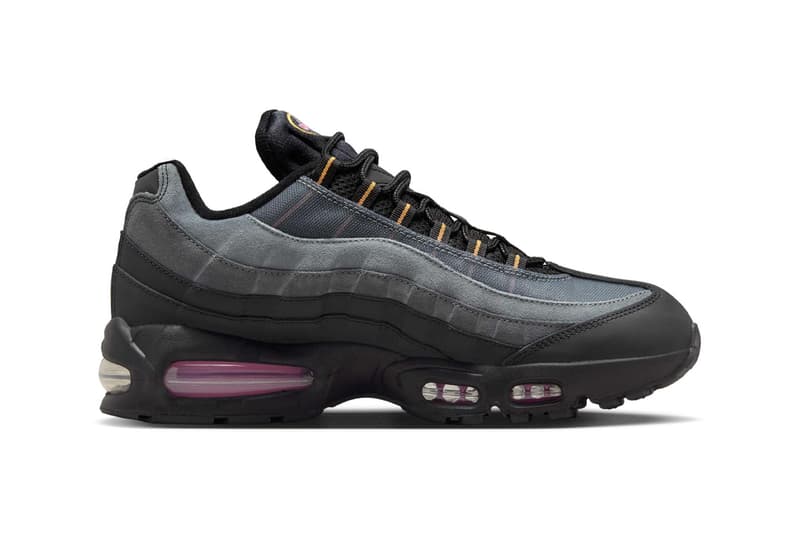 Nike Air Max 95 OG "Sundial" Black/Sundial-Playful Pink IB7683-001 retro 30th anniversary black nubuck 
