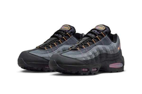 Nike Air Max 95 OG "Sundial" Black/Sundial-Playful Pink IB7683-001 retro 30th anniversary black nubuck 