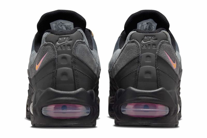 Nike Air Max 95 OG "Sundial" Black/Sundial-Playful Pink IB7683-001 retro 30th anniversary black nubuck 