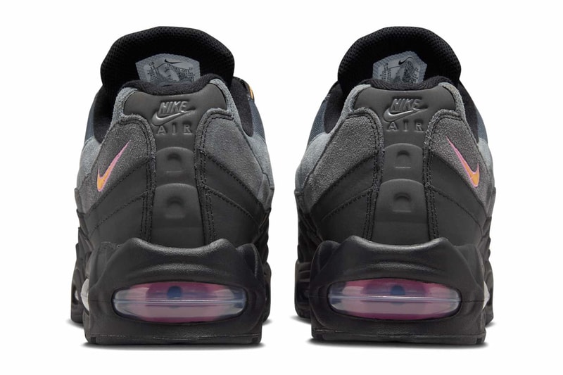 Nike Air Max 95 OG "Sundial" Black/Sundial-Playful Pink IB7683-001 retro 30th anniversary black nubuck 
