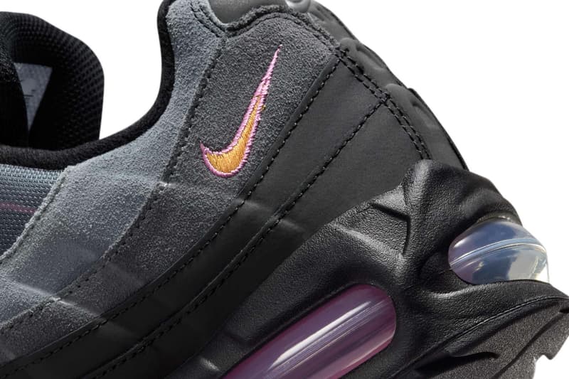 Nike Air Max 95 OG "Sundial" Black/Sundial-Playful Pink IB7683-001 retro 30th anniversary black nubuck 