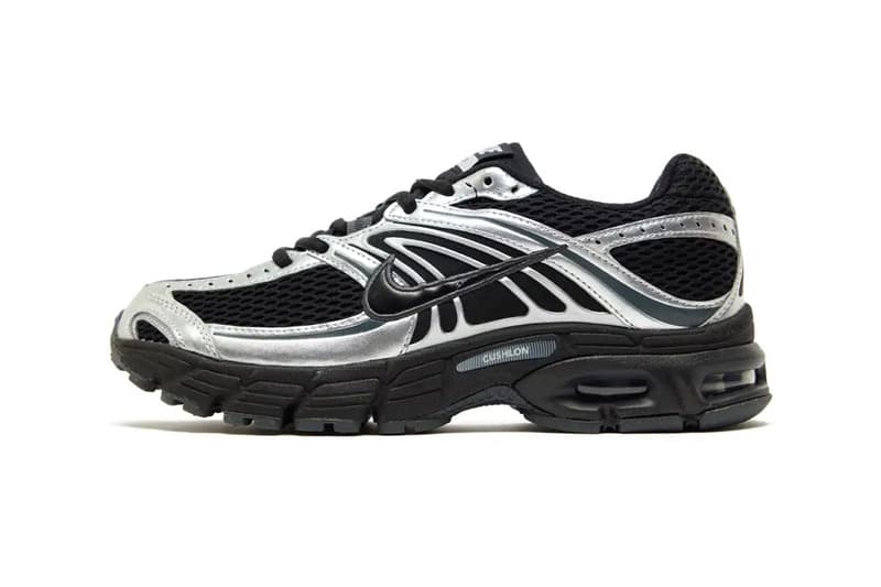 Nike Air Max Moto 2K “Black/Metallic Silver/Anthracite” HQ2056-007 women's Release Info Swoosh CUSHLON