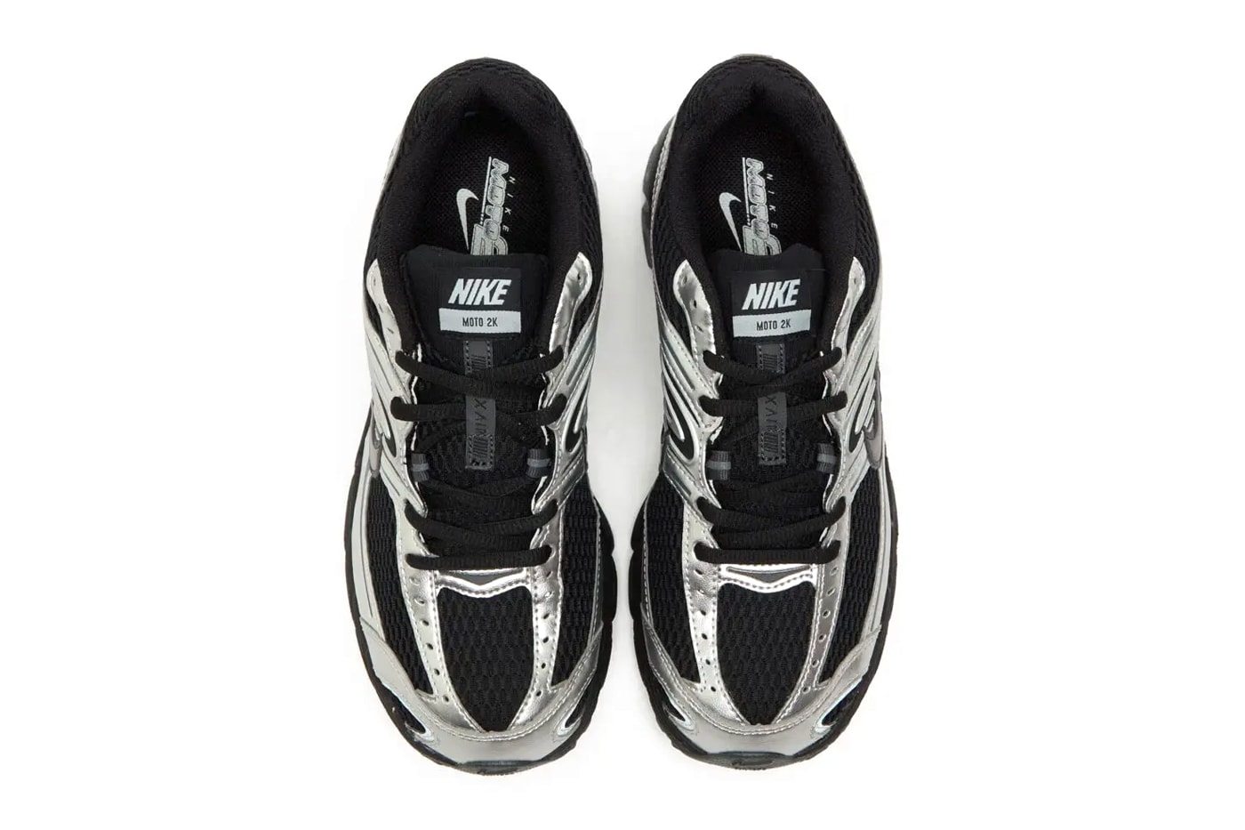 Nike Air Max Moto 2K “Black/Metallic Silver/Anthracite” HQ2056-007 women's Release Info Swoosh CUSHLON