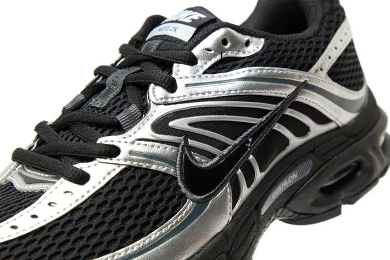 Nike Air Max Moto 2K “Black/Metallic Silver/Anthracite” HQ2056-007 women's Release Info Swoosh CUSHLON