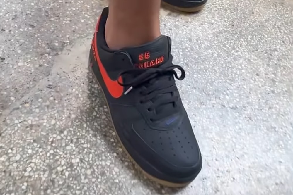 scarrs pizza nike air force 1 low black gum official release date first look info photos price store list buying guide