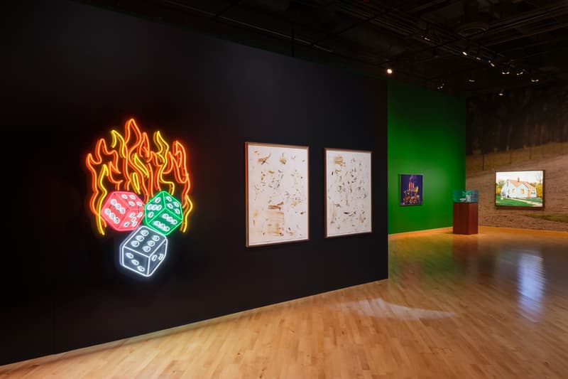 awol erizku caam california african american museum exhibition malcolm x history painting sculpture artworks