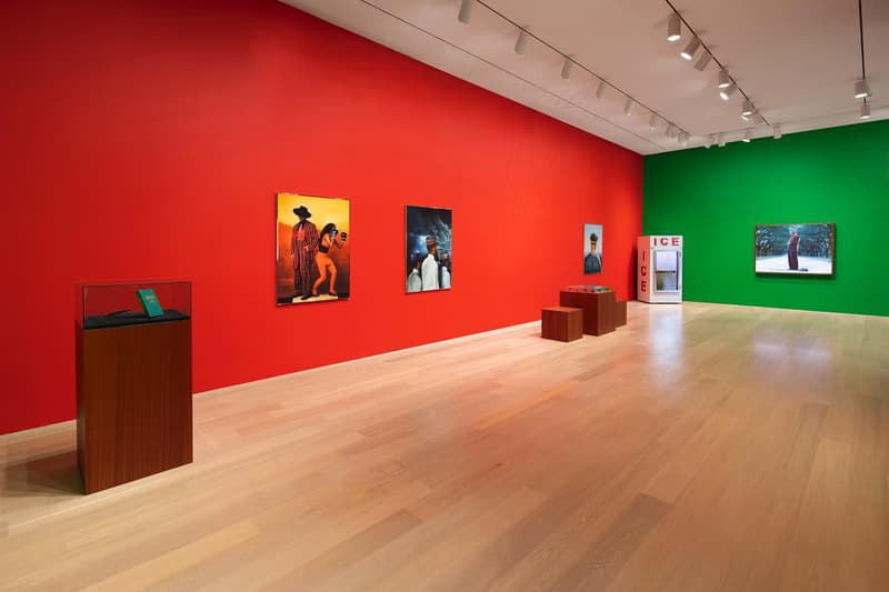 awol erizku caam california african american museum exhibition malcolm x history painting sculpture artworks