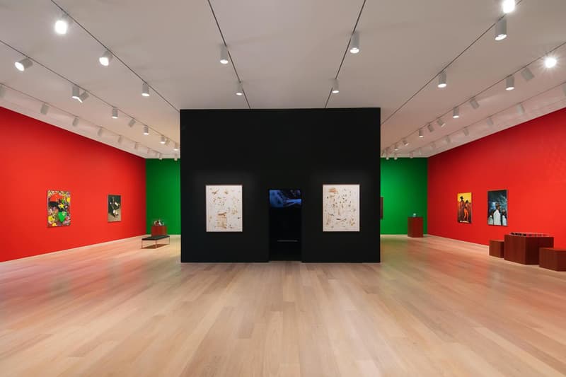 awol erizku caam california african american museum exhibition malcolm x history painting sculpture artworks